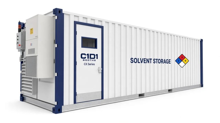 Outdoor Solvent Storage Container